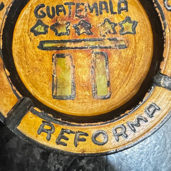 Hotel Cortijo Reforma Guatemala Ashtray Set of 2 Souvenir Handmade - Picture 12 of 13